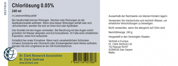 Zahndesinfektionsmittel "Dental Bleach"0,05%, 240ml