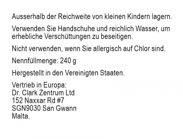 Zahndesinfektionsmittel "Dental Bleach"0,05%, 240ml