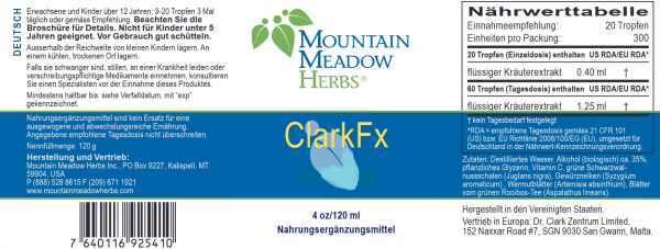 ClarkFx, 120ml